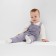 Combine Knitted Minaku, height 74-80, gray-blue color