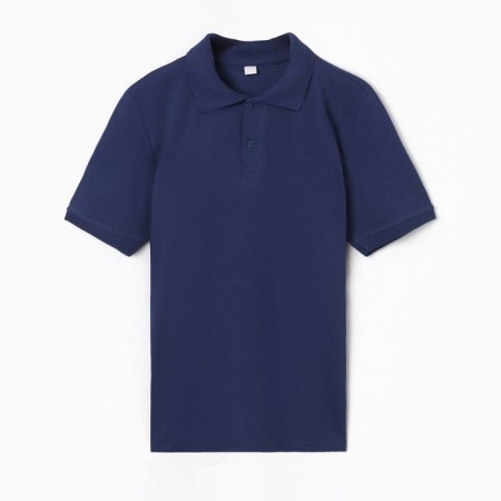 T -shirt male polo, indigo color, size 48