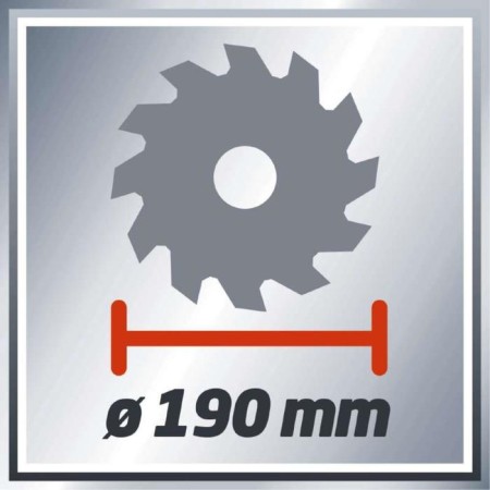 Circular saw Einhell TC-CS 1400, 1400 W, 5200 rpm, 190x30 mm, 45/66 mm-1
