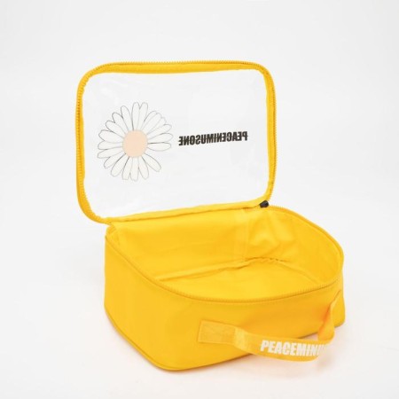 Lightning cosmetic bag, yellow color-2