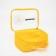 Lightning cosmetic bag, yellow color