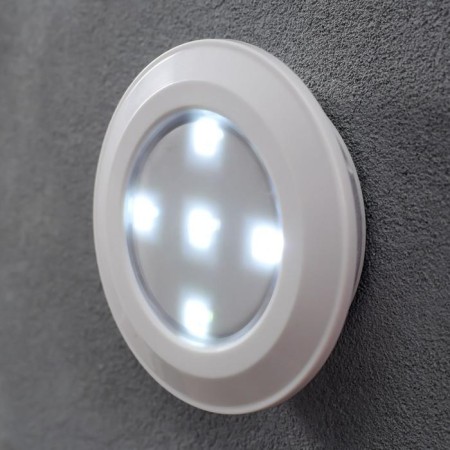 Nightlight with PDU 16043/1 LED from batteries 3AAA white 9x9x2 cm Risalux-3