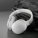 Wireless headphones Baseus D02 Pro, TWS, full -size, BT5.0, 450 mAh, white
