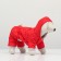 Winter overalls for animals, 3xl (DS 33-35, Osh 35-37, OG 44-48 cm), red