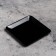 Summary Metal "plate", 10x10x1.1 cm, black
