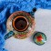 Rishtan ceramics "Samarkand", 1 l, multi -colored mix