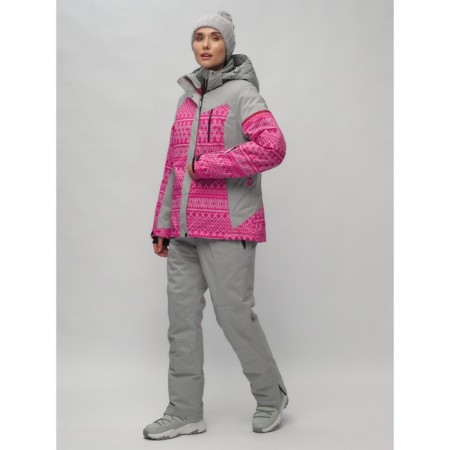 Ski suit female, size 58, pink color-1