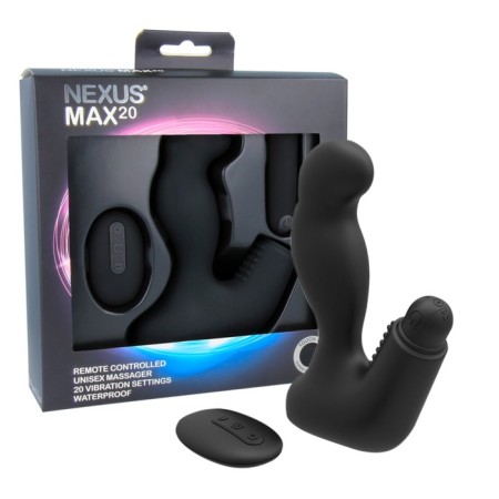 Nexus max prostate vibration massager 20 black