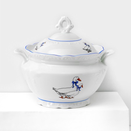 Service Porcelain table "Geese", 48 items-1