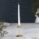 Bob Climber Metal for one candle, 7.4x12 cm, gold