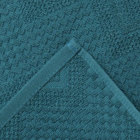 Terry "pattern", emerald color, 70x130 cm, cotton, 450g/m-3