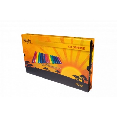 Flight FX-15C (15 notes), multi-colored, 2 sticks-1