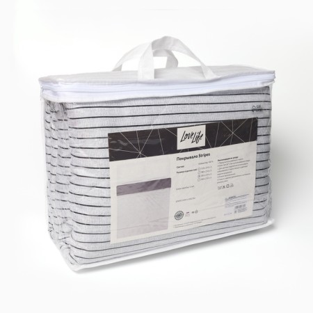 Lovelife covers euro maxi Stripes 240*210 ± 5cm, Novosatin, 100%p/e-4