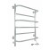 Electric towel Indigo Europe Lux, 600x500 mm, timer, hidden installation, chrome