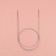 The knitting needles are circular, for knitting, with a metal cable, d = 2 mm, 100 cm