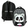 School backpack Bruno VisConti, 42 x 31 x 14 cm, ergonomic back, Panda