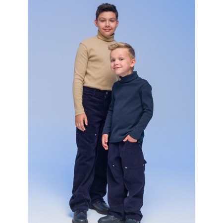 Turtleneck for a boy Pelican, height 110 cm, beige color-4