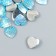 Decor for creativity Plastic "Scales Blue - Heart" 1.2x1.2 cm