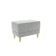 Pouf Rondo 2, 600 x 400 x 455, onyx (velor)