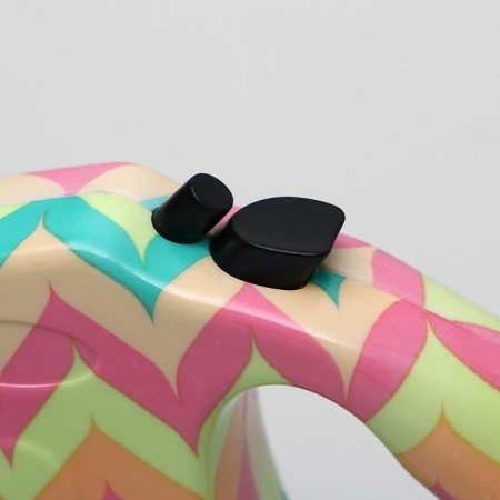 Roulette "Paw", 5 m, up to 35 kg, zigzag print-2