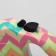 Roulette "Paw", 5 m, up to 35 kg, zigzag print