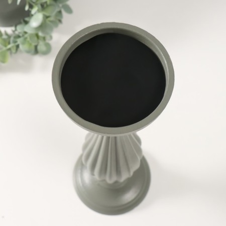 Summary tree for 1 candle "Elegant" gray 12.5x12.5x33.5 cm-1