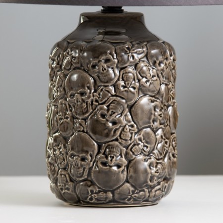 Board "Skull" E14 40W gray 23x23x34.5 cm Risalux-3