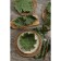 Serving share "Leaf", 20.2 × 2.2 cm, green color