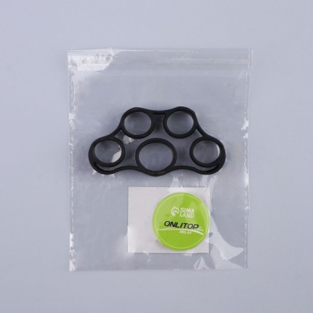 Massage for the development of hands and fingers, 8 × 4 × 1.5 cm, black color-5