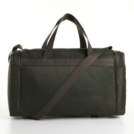 Sports bag with lightning, 3 outer pockets, khaki color-1