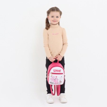 Baby backpack on lightning, pink color-3