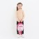Baby backpack on lightning, pink color