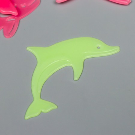 Stick phosphorus plastic "dolphins" set 6 pcs 20x13 cm-2