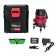 Laser level MTX CRL-30G 35036, 5 rays, ± 0.3 mm/m, 5/8 ", battery, 30 m