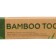 Middle bamboo toothbrush in the box, pink