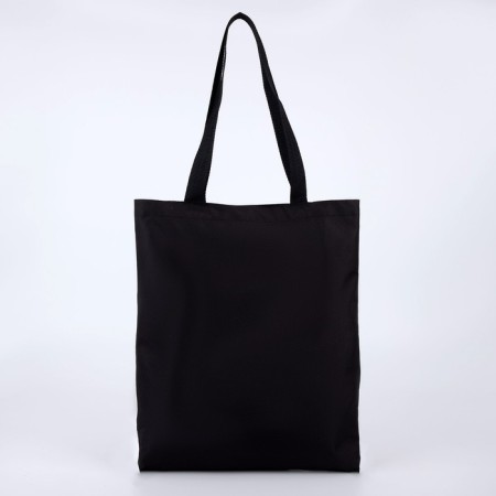 A chopper bag without a zipper, without lining, black color-3