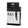 Stockings with an insert of lace Glossy, Wetlook, Black, Size L