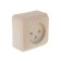 Sketter "Schetode" Sche PA16-001D, 16 A, single, without salary, without curtains, outer, pine color