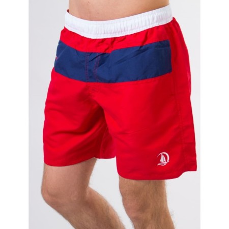 Male ISee shorts, size 54, red color, blue