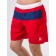 Male ISee shorts, size 54, red color, blue
