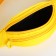 Lightning waist bag, 2 pockets, yellow color