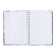 Notepad A6, 80 sheets in a cage, on a crest, "cosmic colors", a solid cover, lamination Soft-Touch, block 70g/m2