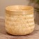 Wicker basket, from bamboo 15x15x14 cm