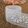 Knitted lace, 60 mm × 10 ± 1 m, white color
