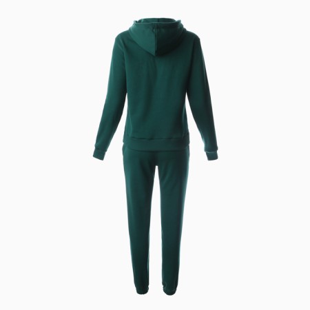Female set (sweatshirt/pants), emerald color, size 48-11
