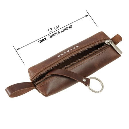 K-124-152 Case for K-25 keys, brown dark. Pul -up - 152-4