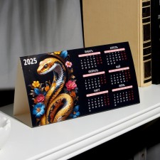 Desktop calendar, house 