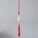 Suspension Plastic "Lotus" red 2.5x5.5x35 cm