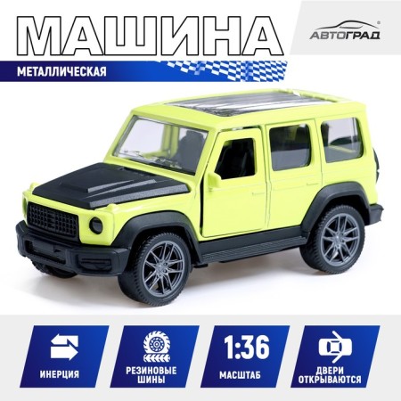 Autograd Metal Jeep machine, 1:36, inertia, doors open, green color