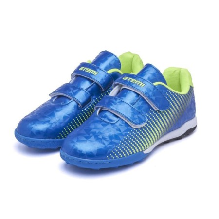 BUTS football ATEMI SBA-006 Turf Kids, Blue/Bright Salad, size 28